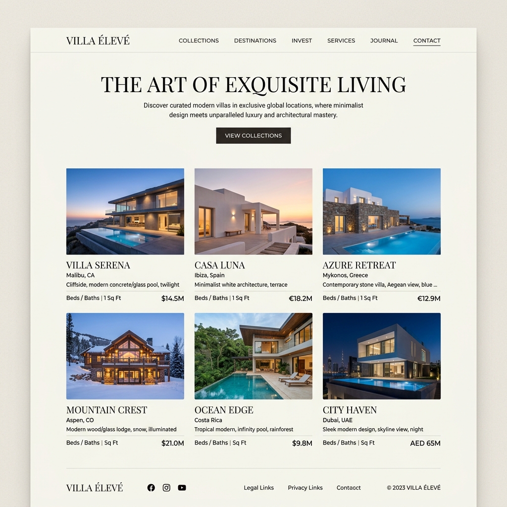 Signature Luxury Real Estate Mockup